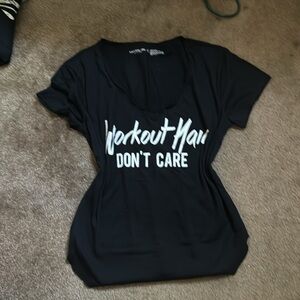 Material Girl Work Out Tshirt- Large